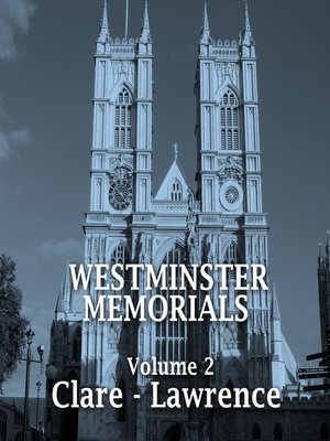 cover image of Westminster Memorials, Volume 2